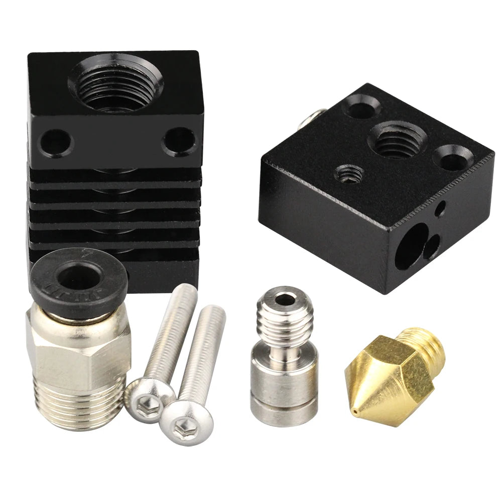 All Metal Hotend Kit upgrade CR10 extruder Titanium Alloy heater break 1.75MM 4.1MM for Creality CR-10 Printer High temperature
