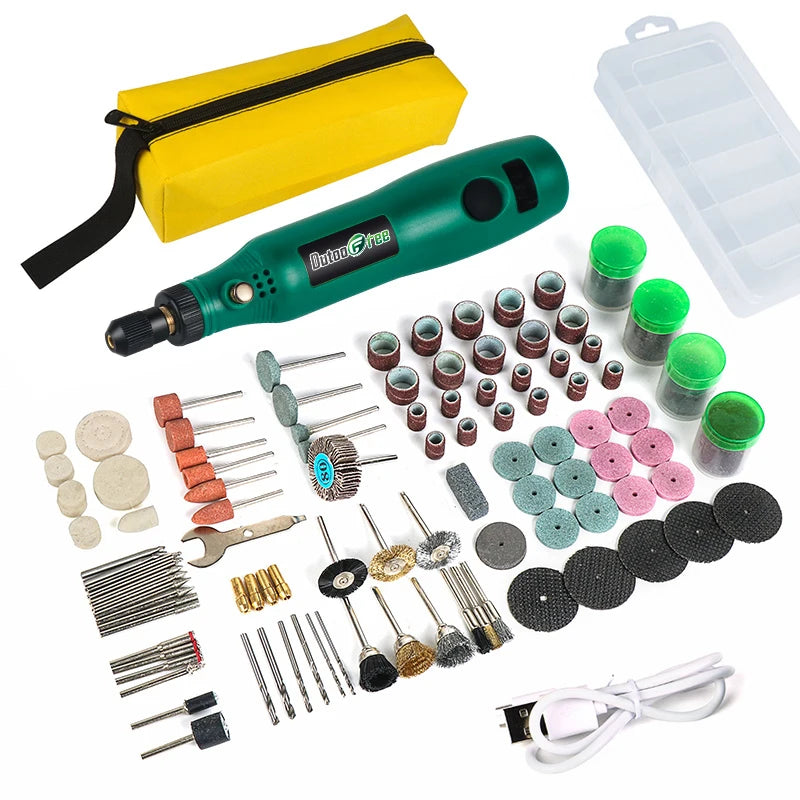 3.7V USB Cordless Drill Mini Electric Carving Pen 3 Speed Drill Rotary Tools Kit Engraver Pen DIY For Grinding Polishing