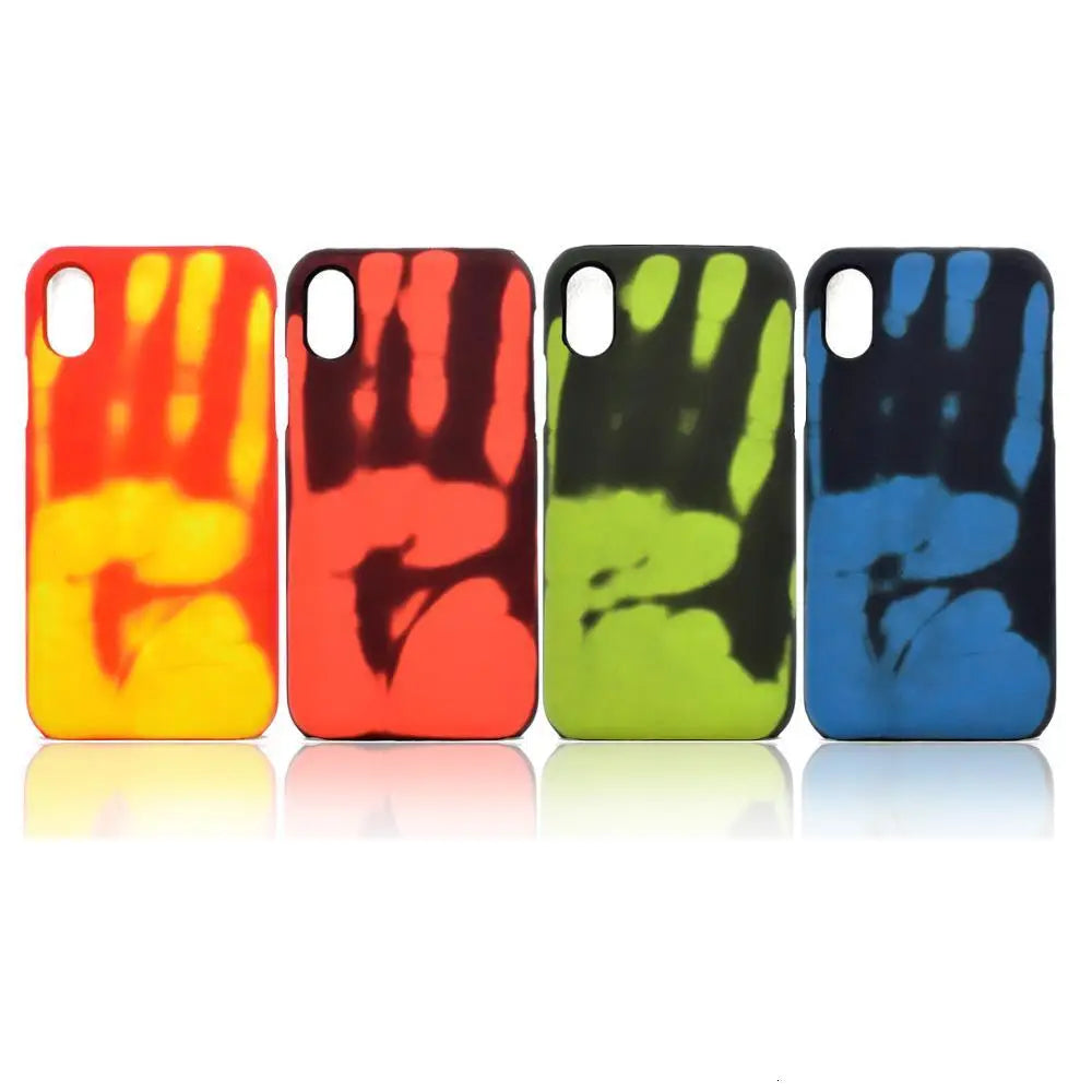 Thermal Heat Induction Phone Case For iPhone XS X XR 11 Pro MAX 6 6S 7 8 Plus 5 5S SE Thermal Sensor Cases Protective Back Cover