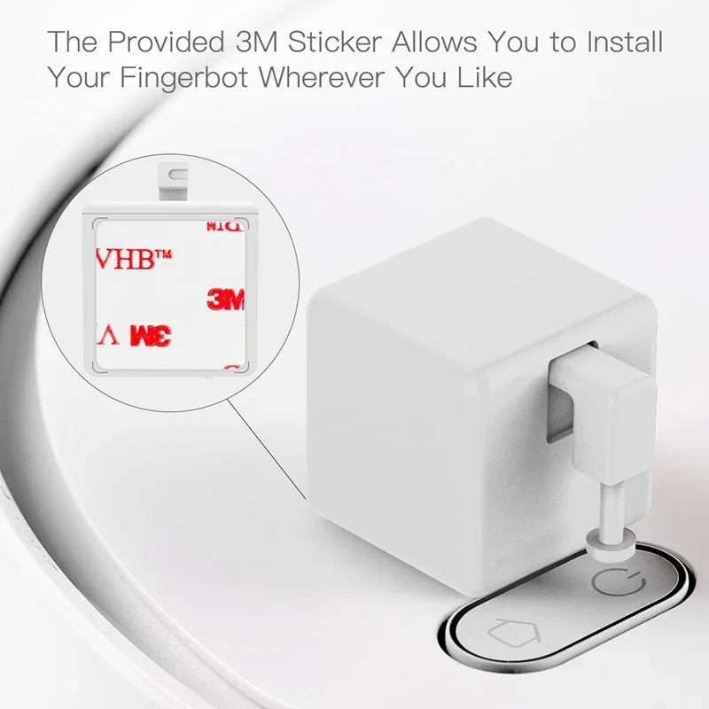 Tuya Smart Homekit Button Switch Fingerbot Bluetooth Work with Bluetoot Gateway Remote Control App via Alexa Google Home Yandex