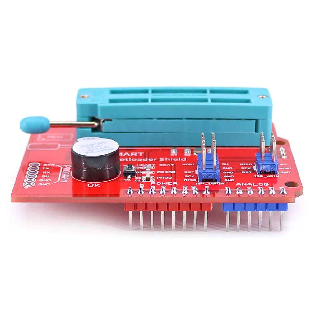 AVR ISP Bootloader Shield Burning Programmer Board for Atmega328P Bootloader module with buzzer and LED indicator for Arduino