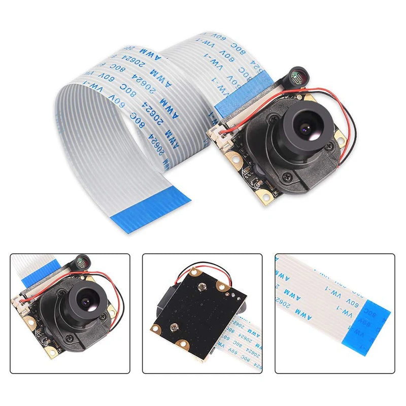 Aokin For Raspberry Pi Camera Module With Automatic Ir-cut Night Vision Camera 5mp 1080p Hd Webcam For Raspberry Pi 3 Model B