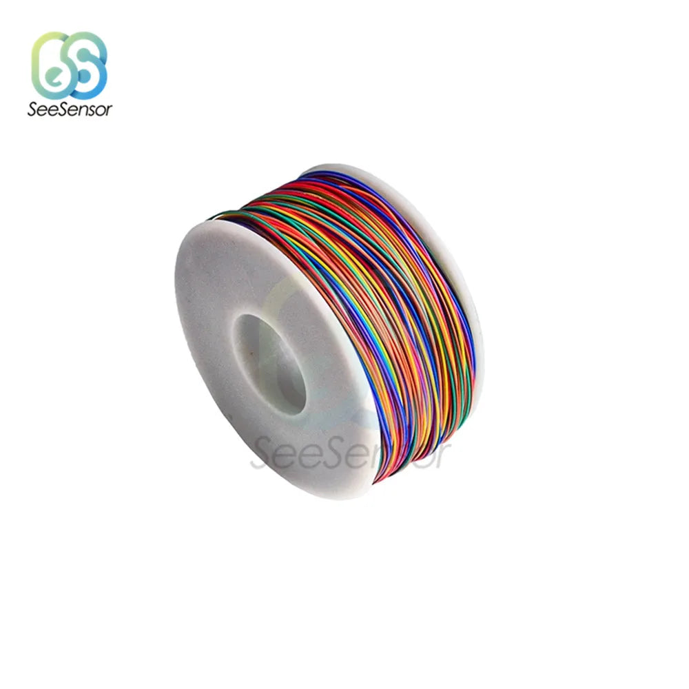 280m 30AWG Wrapping Wire Tin Plated Copper B-30-1000 Cable Breadboard Jumper Insulation Electronic Conductor Wire Connector