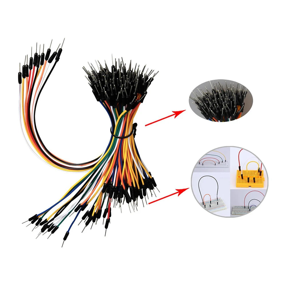 Generalduty Starter Kit Electronic Parts for Arduino W/LED / Jumper Wires / Breadboard +white Box+11 Projects(online)