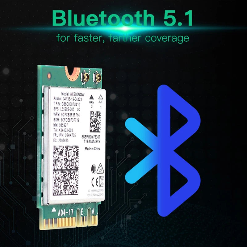 Tri band Intel BE200 wireless AX210NGW 5374Mbps 802.11AX wireless Wi-Fi 7 AX200 AC9260 8265 8260 7265 7260 3168 3165 3160 M. 2