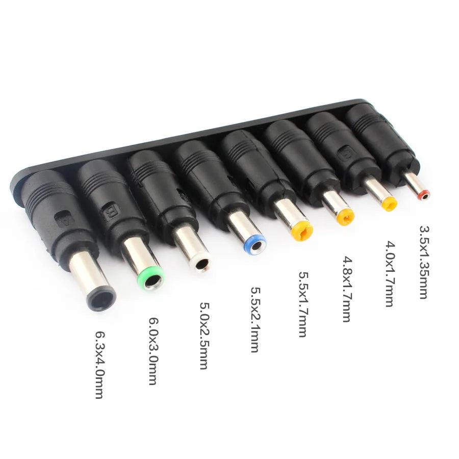 AC Adjustable Power Supply 3V-24V 3A AC DC 8 Plug Connect Universal Adapter Adjustable AC TO DC 220V 110V TO 3V 24V 9W 72W EU US