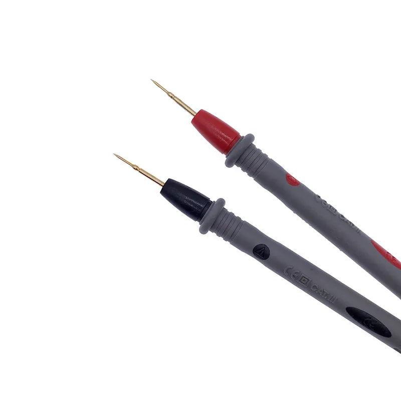 1 pair 10A 20A Digital Multimeter probe Soft silicone wire Needle tip Universal test leads with Alligator clip
