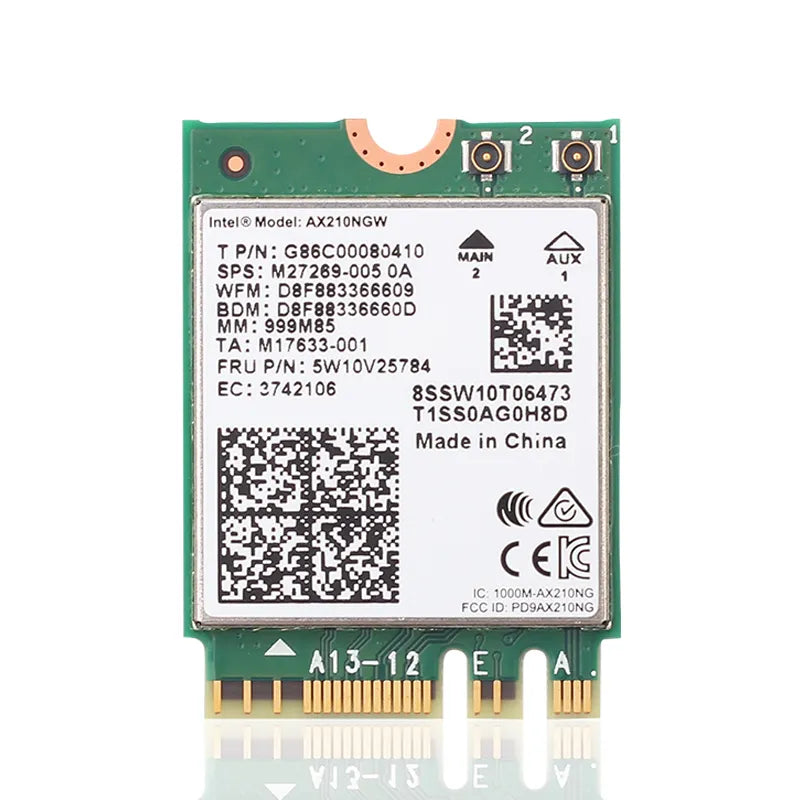 Tri band Intel BE200 wireless AX210NGW 5374Mbps 802.11AX wireless Wi-Fi 7 AX200 AC9260 8265 8260 7265 7260 3168 3165 3160 M. 2