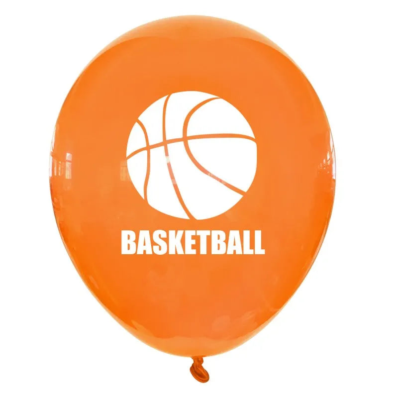10Psc/Set 12Inch Basketball Theme Latex Balloons Laker 24 Pattern Printed Balloons For Birthday Basketball Theme Party Supplies