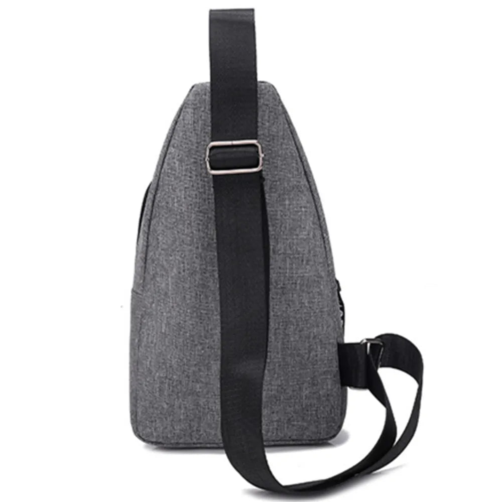 New Multi-functional Men Crossbody Bag Waterproof Shoulder Bag Travel Hiking Camping Sling Bag Pack Messenger Chest Bag For Male