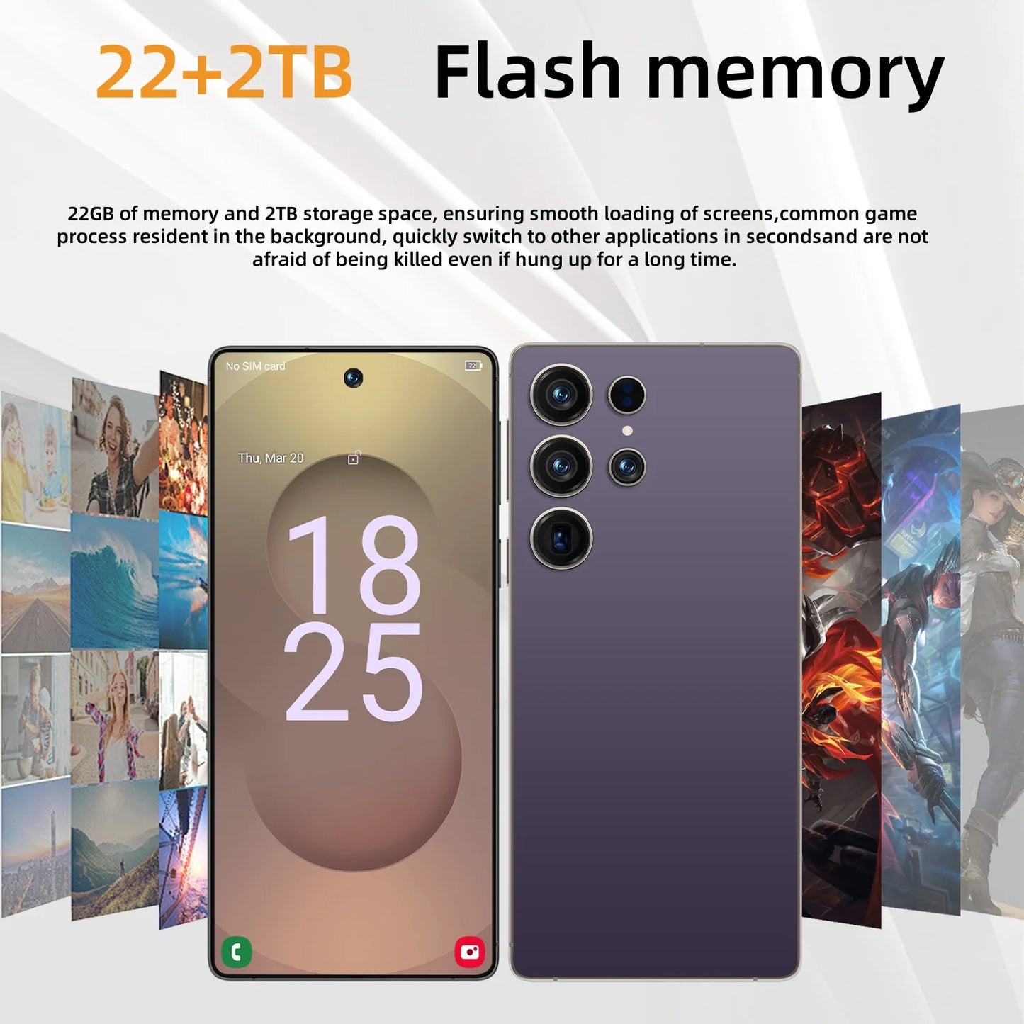 2025 Original Pad S25 ultra Tablet PC 7.3 inch HD 4K Android 13 22GB+2TB 8000mAh Battery 4G 5G Dual Sim Card WiFi GPS Google Tab