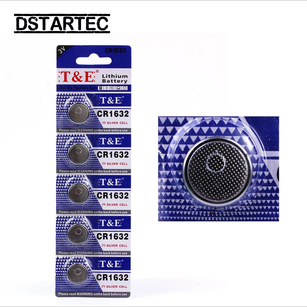 5PCS-25PCS 3V CR1632 Lithium Button Battery DL1632 BR1632 ECR1632 DL1632 LM1632 CR 1632 KCR1632 30mAh Coin Cell Watch Batteries