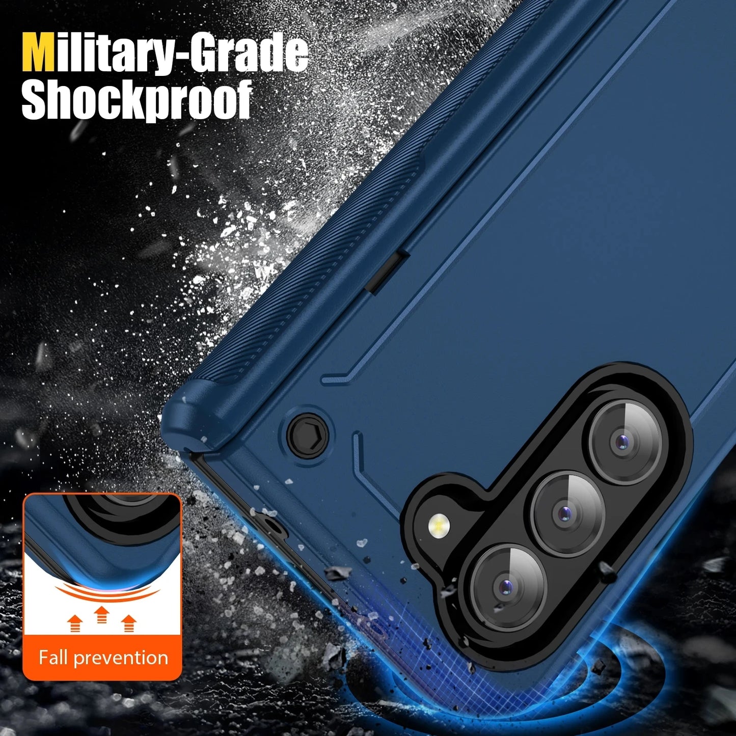Anti-Falling Phone Bag Armor Case for Samsung Galaxy Z Fold 5 6 fold6 Fold5 Zfold5 5G Hinge Protective Cases