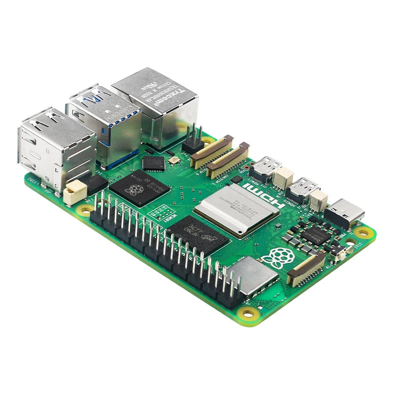 Original Raspberry Pi 5 4G 8G RAM BCM2712 2.4GHz VideoCore VII GPU 4Kp60 PCIe 2.0 RTC Optional Case Fan Power Supply for Pi5