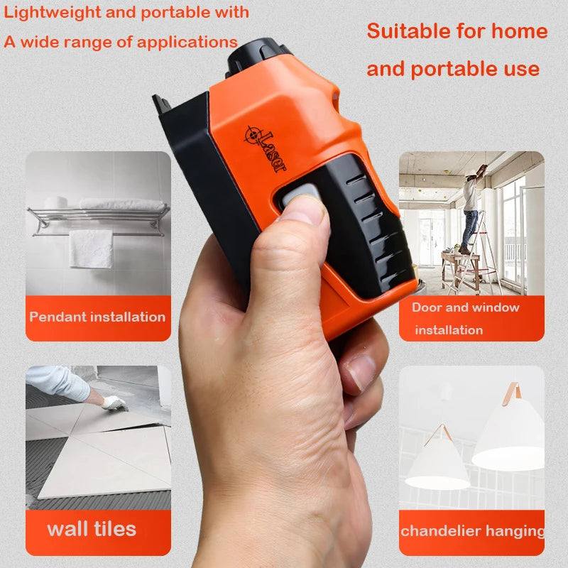 Portable Measurement Gauge Tool Vertical Spirit Level Tool Laser Levels Ground Deco Laser Straight Laser Guided Level Line
