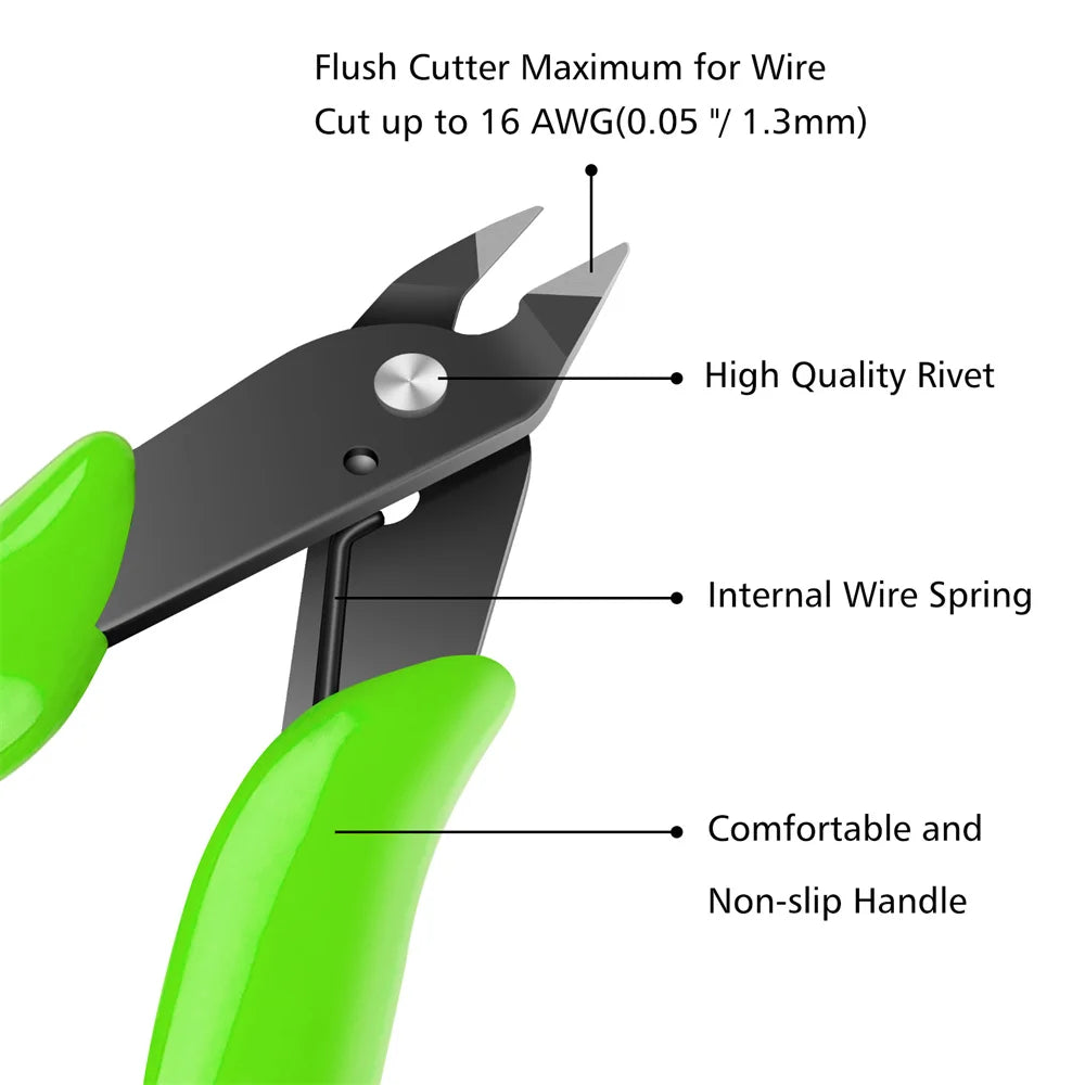 Universal Pliers Electrical Wire Cable Cutters Cutting Side Snips Flush Stainless Steel Nipper Hand Tools Multi Functional Tools