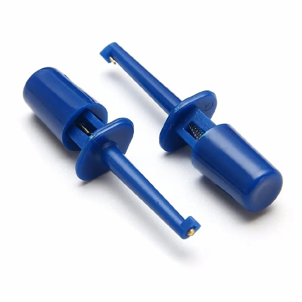 Mini Test Hooks Multimeter Probe Hook Testing Equipment Red White Blue Black Purple Each Two Measurement Analysis Instruments
