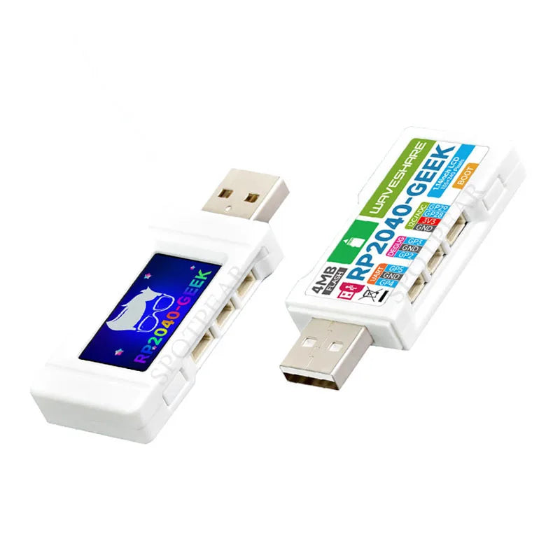 Raspberry Pi Pico RP2040 USB debugging downloader with 1.14inch LCD 65K 240x135 RP2040-GEEK development board