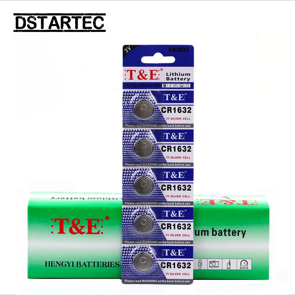5PCS-25PCS 3V CR1632 Lithium Button Battery DL1632 BR1632 ECR1632 DL1632 LM1632 CR 1632 KCR1632 30mAh Coin Cell Watch Batteries