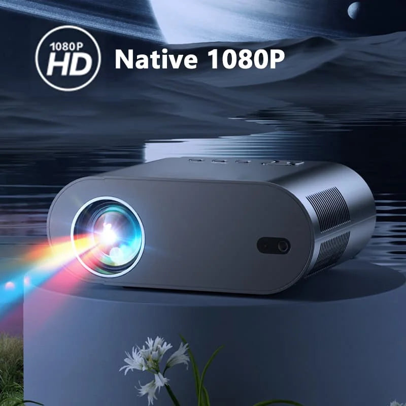 2025 Huaweishi L007  4K 1000ANSI  Native 1080P Projector Auto Focus Keystone Correction BT5.2 Android 11 WIFI6 Home Cinema