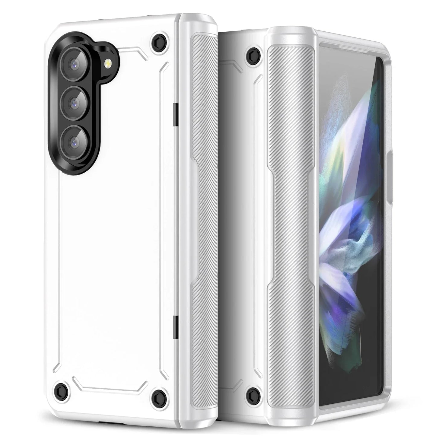 Anti-Falling Phone Bag Armor Case for Samsung Galaxy Z Fold 5 6 fold6 Fold5 Zfold5 5G Hinge Protective Cases