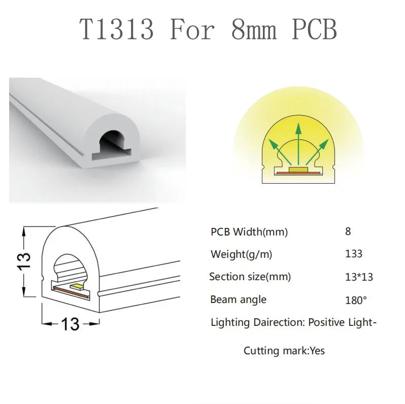 WS2811WS2812B WS2813 WS2815 RGBW LED Neon Rope Tube Silicone Gel Flexible Strip Light Soft Lamp Tube Waterproof IP67 For Room