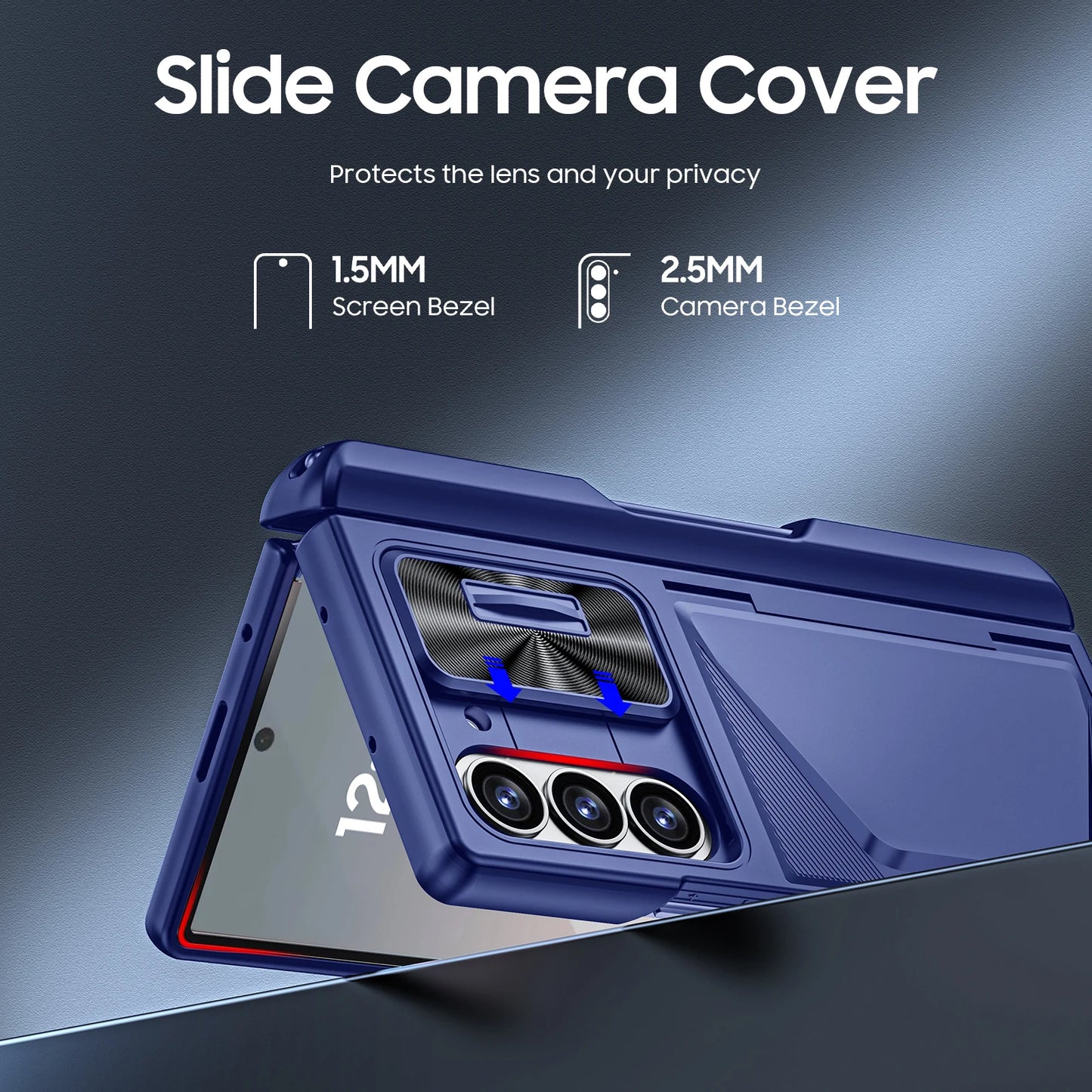 For Galaxy Z Fold 6,Goddess Day gift Back Card Pack,Integrated Pen Slot,Full Coverage 9H Protective Film,Shockproof Phone Case