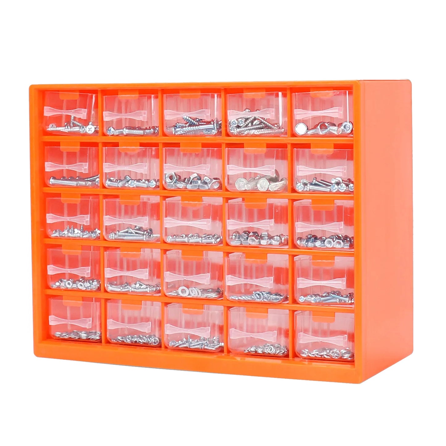 25 Multi-grid Drawer Parts Box Wall-mounted Screw Classification Component Box Tool Case electronic components Storage ToolBox