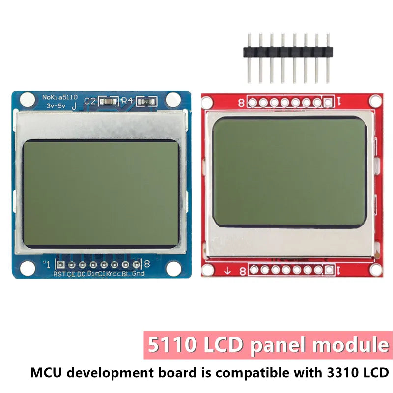 LCD Module Display Monitor White backlight adapter PCB 84*48 84x84 Nokia 5110 Screen for Arduino