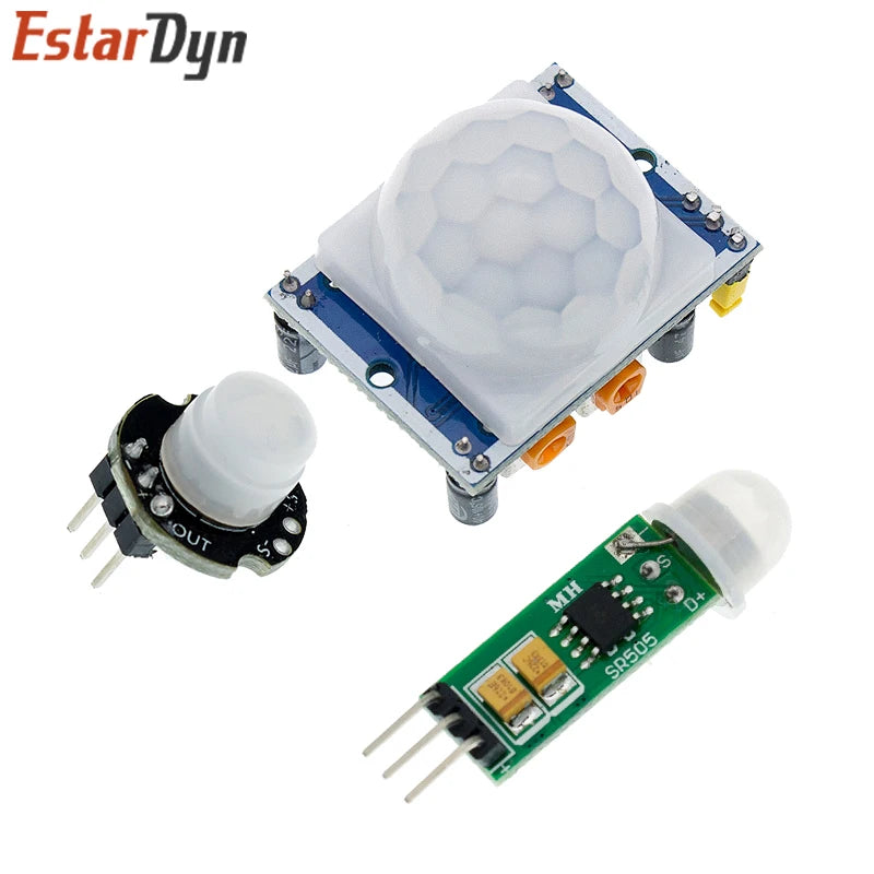 HC-SR501 HC-SR505 MH-SR602 Adjust IR Pyroelectric Infrared Mini PIR Human Sensor Detector Module Bracket for Arduino