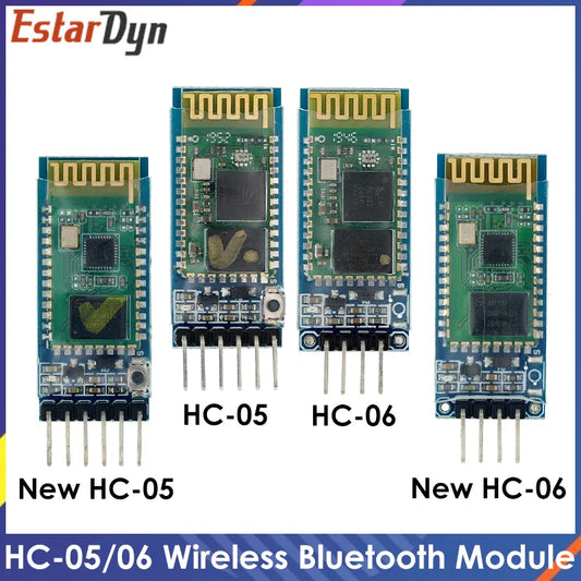 HC-05 HC-06 Master-Slave 6Pin/4Pin Anti-Reverse, Integrated Bluetooth Serial Pass-Through Module, Wireless Serial for Arduino