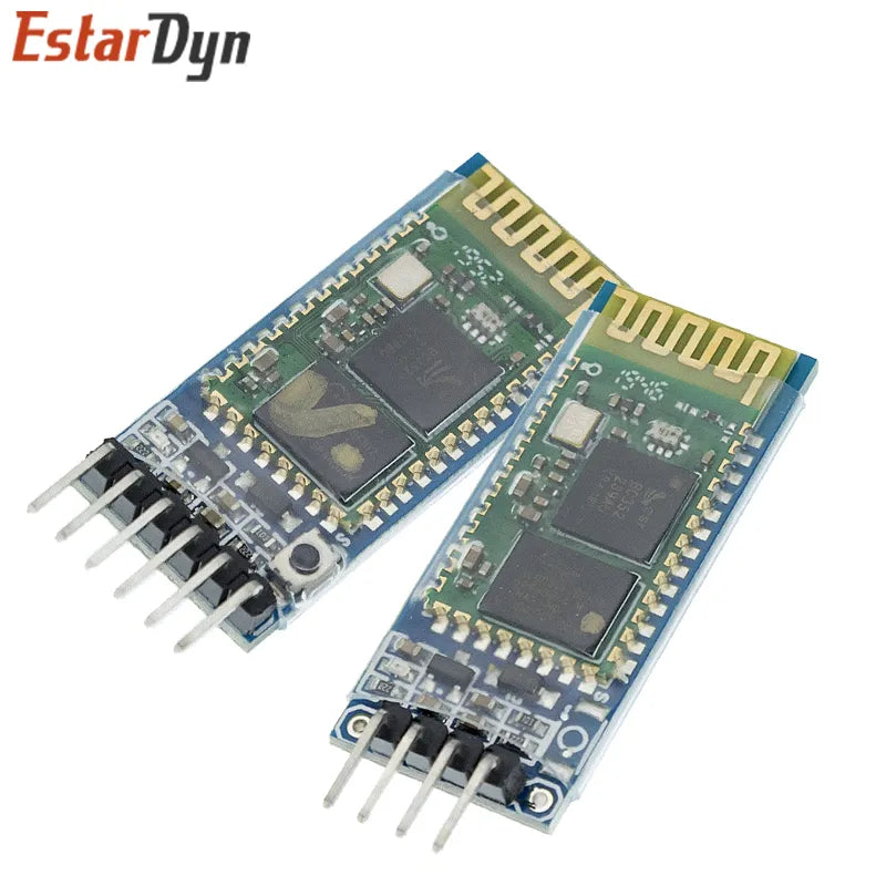 HC-05 HC-06 Master-Slave 6Pin/4Pin Anti-Reverse, Integrated Bluetooth Serial Pass-Through Module, Wireless Serial for Arduino