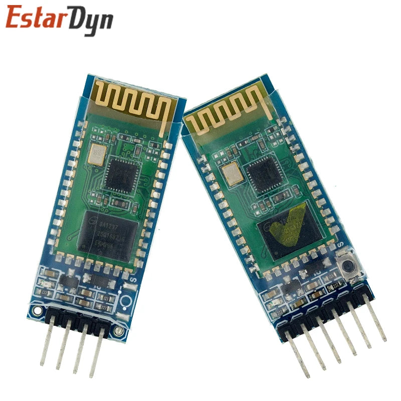 HC-05 HC-06 Master-Slave 6Pin/4Pin Anti-Reverse, Integrated Bluetooth Serial Pass-Through Module, Wireless Serial for Arduino