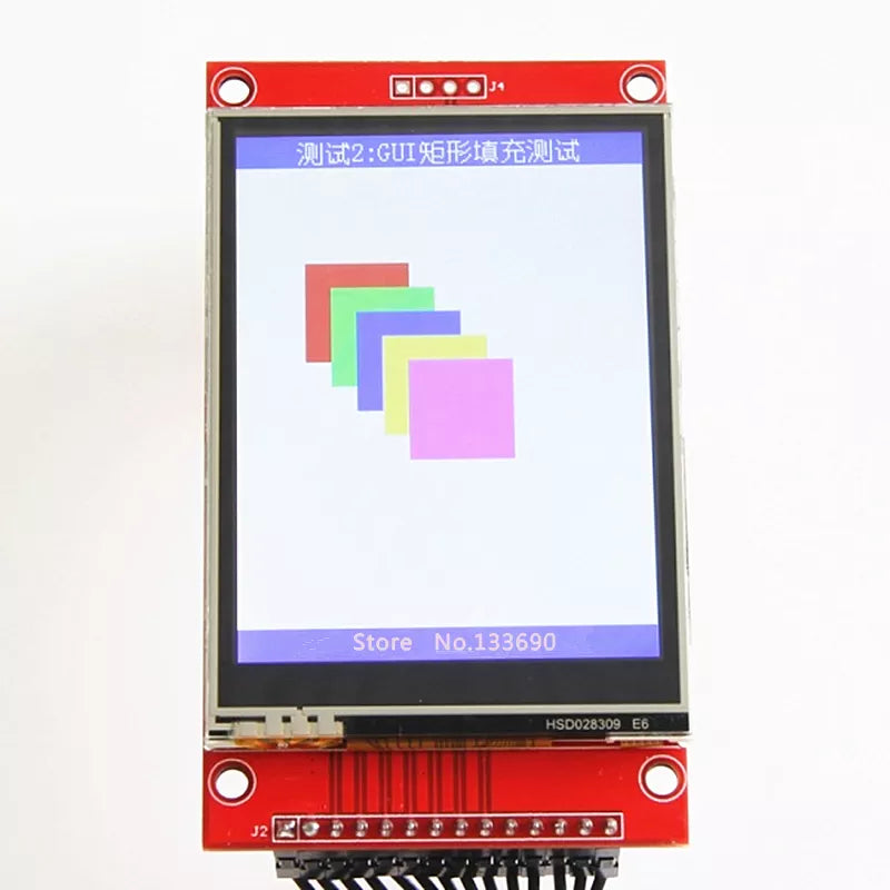 2.8 Inch TFT LCD Module ILI9341 Driver With Touch IC XPT2046 240(RGB)*320 SPI Serial Port (9 IO) For DIY R3 Raspberry PI