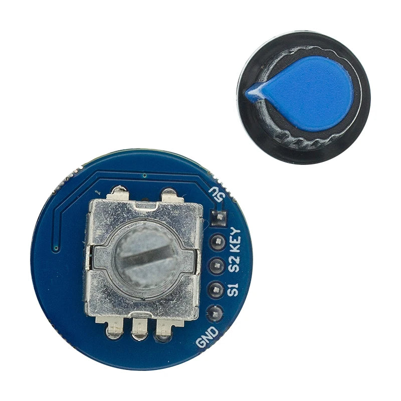 Rotary Encoder Module for Arduino Brick Sensor Development Round Audio Rotating Potentiometer Knob Cap EC11