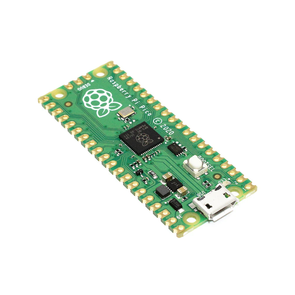 Official Raspberry Pi Pico Board RP2040 Dual-Core 264KB ARM Low-Power Microcomputers High-Performance Cortex-M0+ Processor