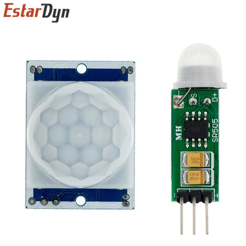 HC-SR501 HC-SR505 MH-SR602 Adjust IR Pyroelectric Infrared Mini PIR Human Sensor Detector Module Bracket for Arduino