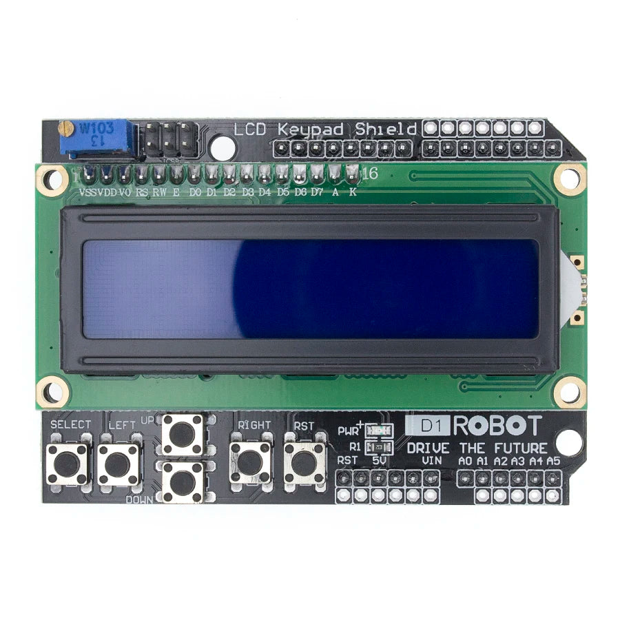 LCD Keypad Shield LCD1602 LCD 1602 Module Display blue screen For Arduino