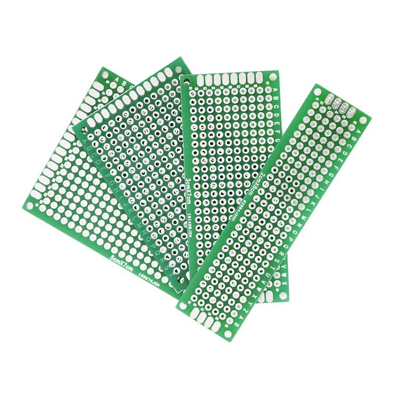 20pcs/lot 5x7 4x6 3x7 2x8cm Double Side Prototype Diy Universal Printed Circuit PCB Board Protoboard For Arduino