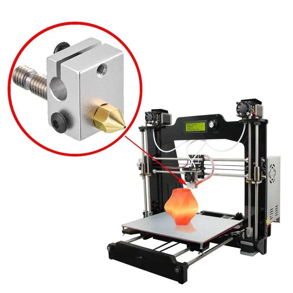 24 PCS 3D Printer Nozzles MK8 Extruder Nozzles 0.2mm 0.3mm 0.4mm 0.5mm 0.6mm 0.8mm 1.0mm for Makerbot Creality CR10 Ender 3 5