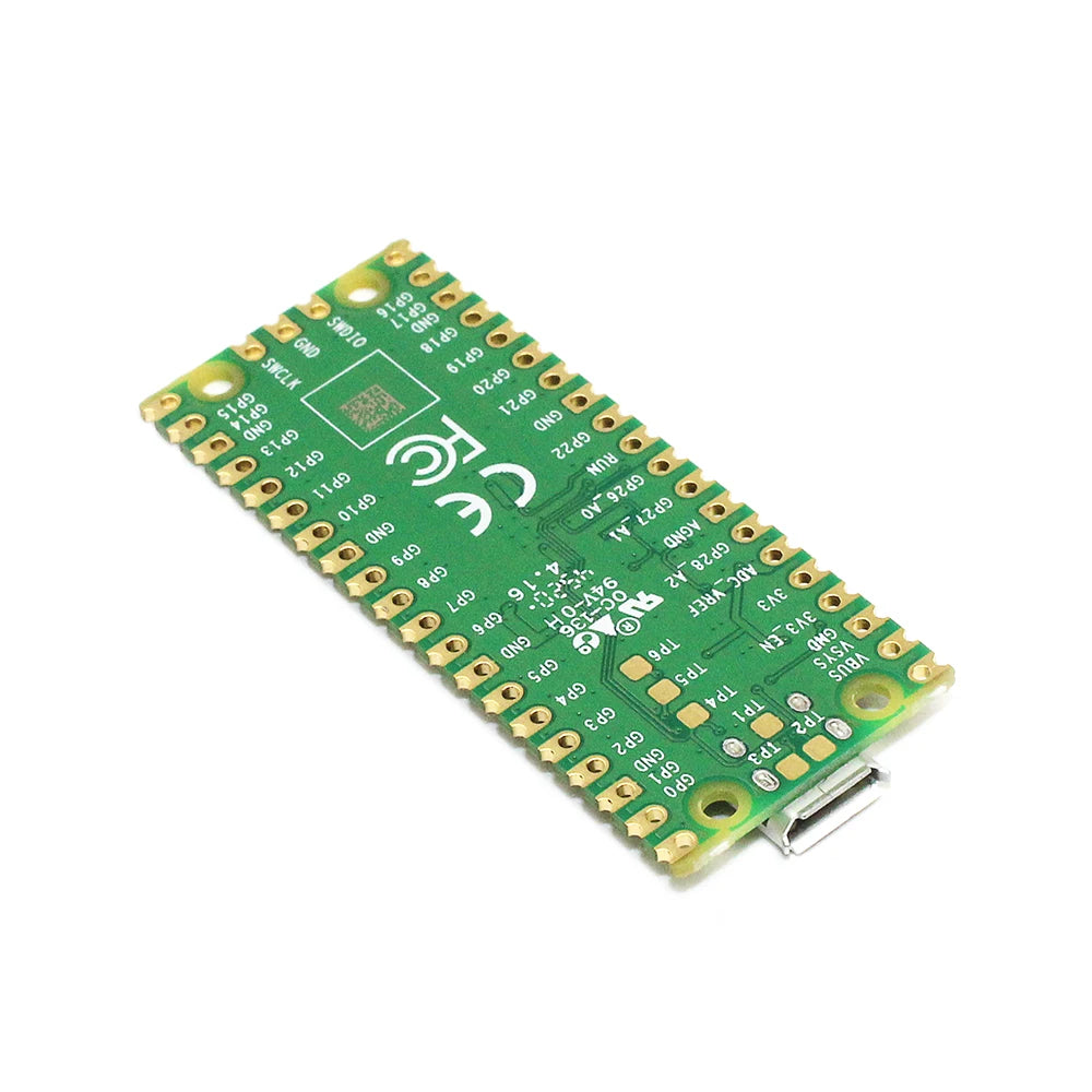 Official Raspberry Pi Pico Board RP2040 Dual-Core 264KB ARM Low-Power Microcomputers High-Performance Cortex-M0+ Processor