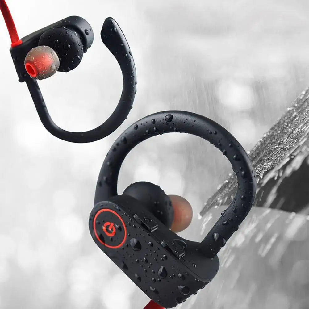 U8 Bluetooth Earphone Multipoint Connection Waterproof Built-in Mic Touch Control Sports Earphone for Sports Consumer Electronic