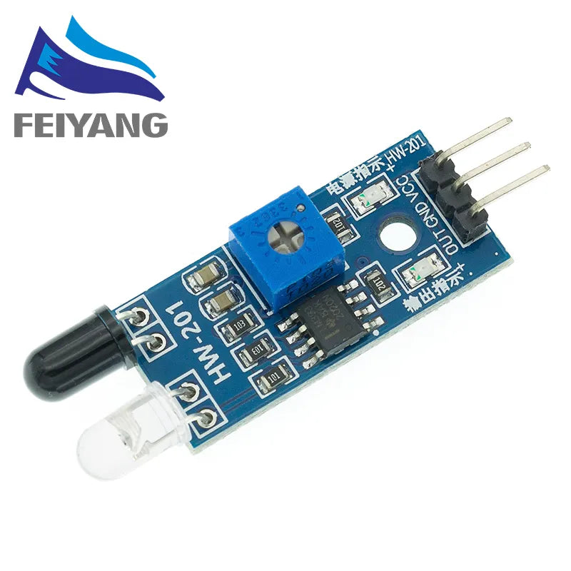 Smart Electronics Smart Car Robot Reflective Photoelectric 3pin IR Infrared Obstacle Avoidance Sensor Module for arduino Diy Kit