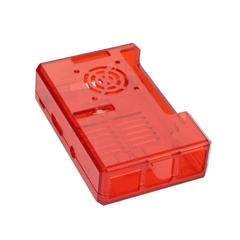 ABS Protective Case Cover with Cooling Fan + Heat Sink 1 Aluminum + 2 Copper Case For Raspberry Pi 4B 4 3 B+/3/2/ B+ Cover