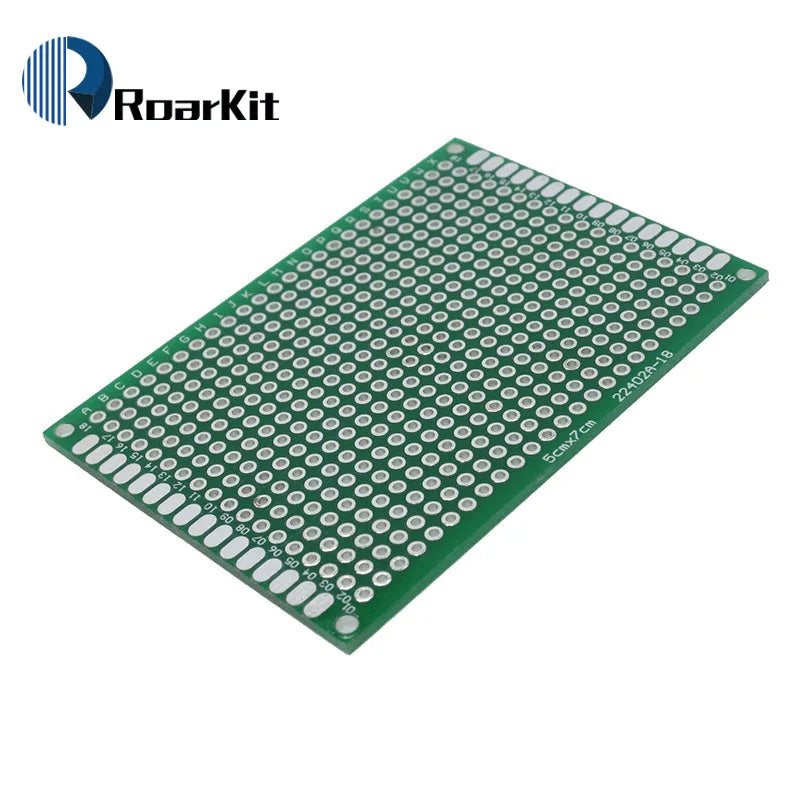 20pcs 5x7 4x6 3x7 2x8cm double Side Copper prototype pcb Universal Board Fiberglass board for Arduino