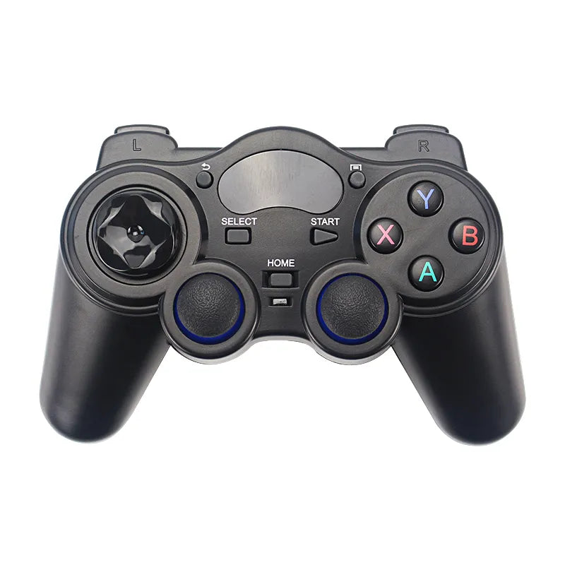 2.4G Wireless Gamepad Joystick Game Controller Joypad for PS3 PC Android Windows Raspberry Pi 4 Smart Phone Optional Holder