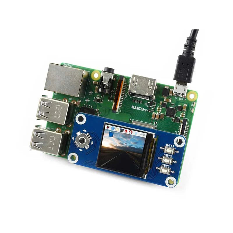 raspberry pi zero w 1.3inch IPS LCD 240x240 display PI3B+/4B