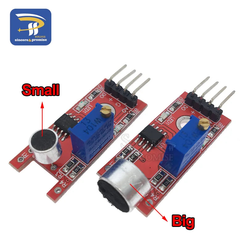 Microphone Voice Sound Sensor Detection Module For Arduino AVR PIC Analog Digital Output Sensors KY-038 KY-037