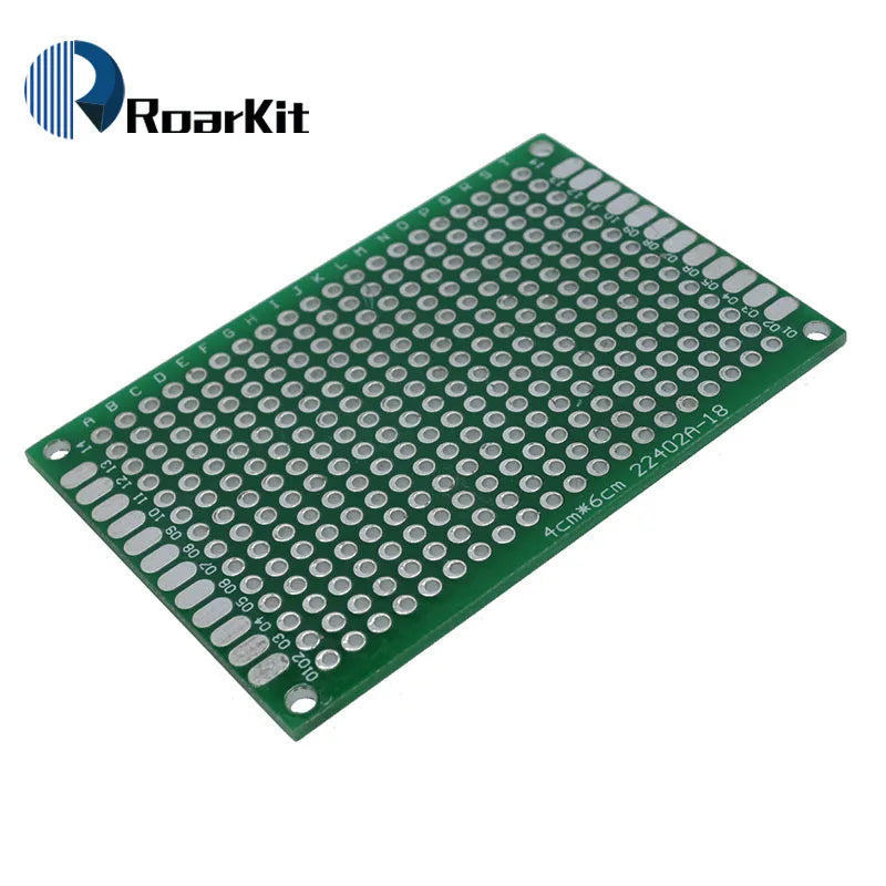 20pcs 5x7 4x6 3x7 2x8cm double Side Copper prototype pcb Universal Board Fiberglass board for Arduino