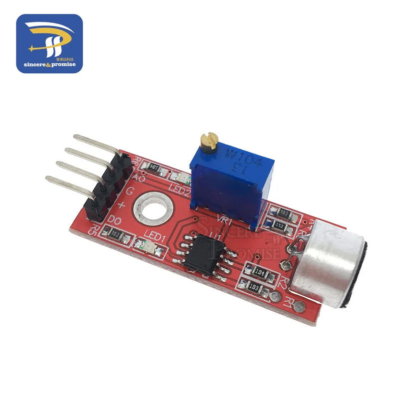 Microphone Voice Sound Sensor Detection Module For Arduino AVR PIC Analog Digital Output Sensors KY-038 KY-037